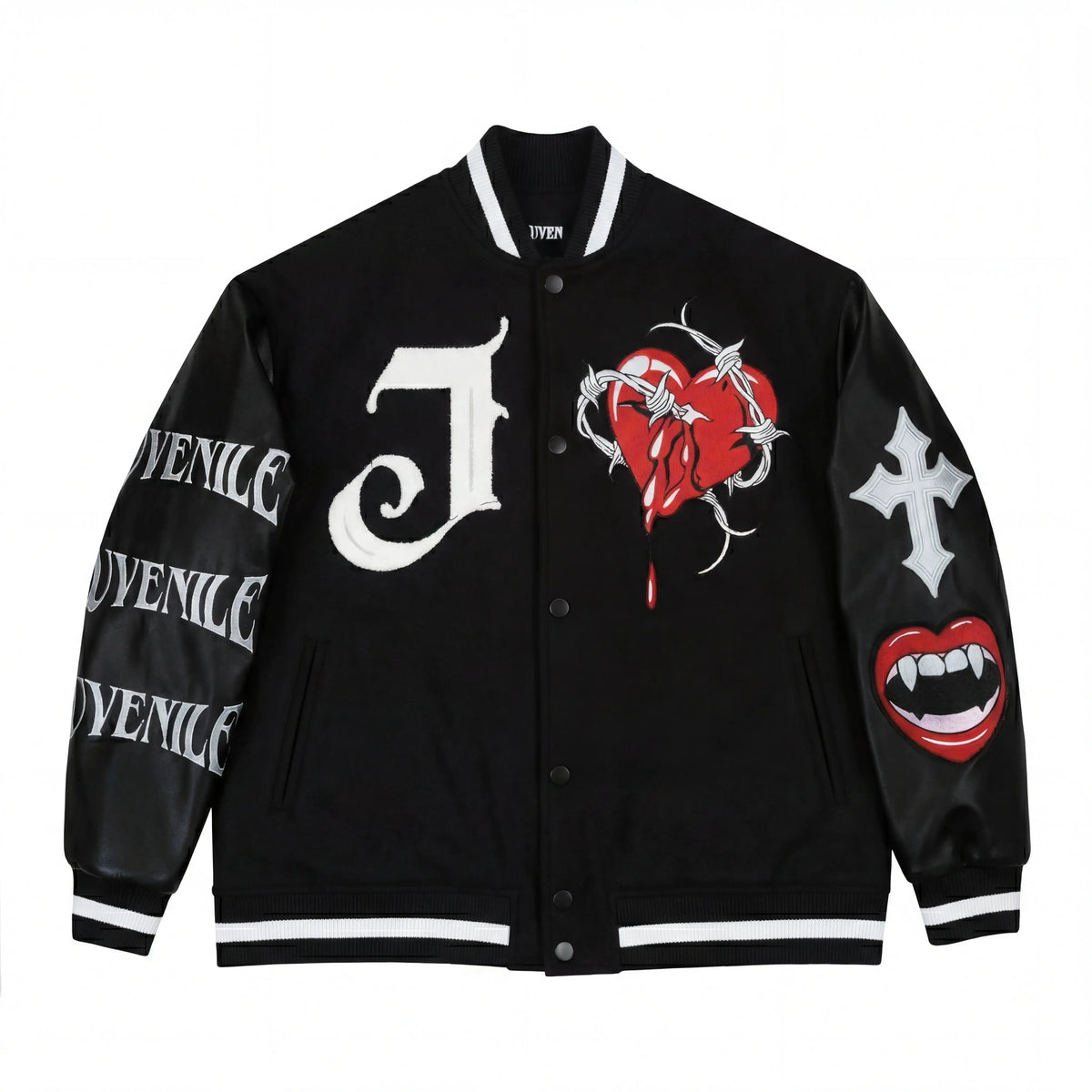 BLACK VARSITY JACKET – JUVENILE
