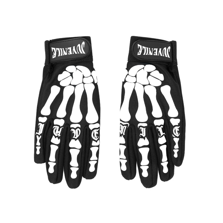 SKELLY GLOVES (BLACK)