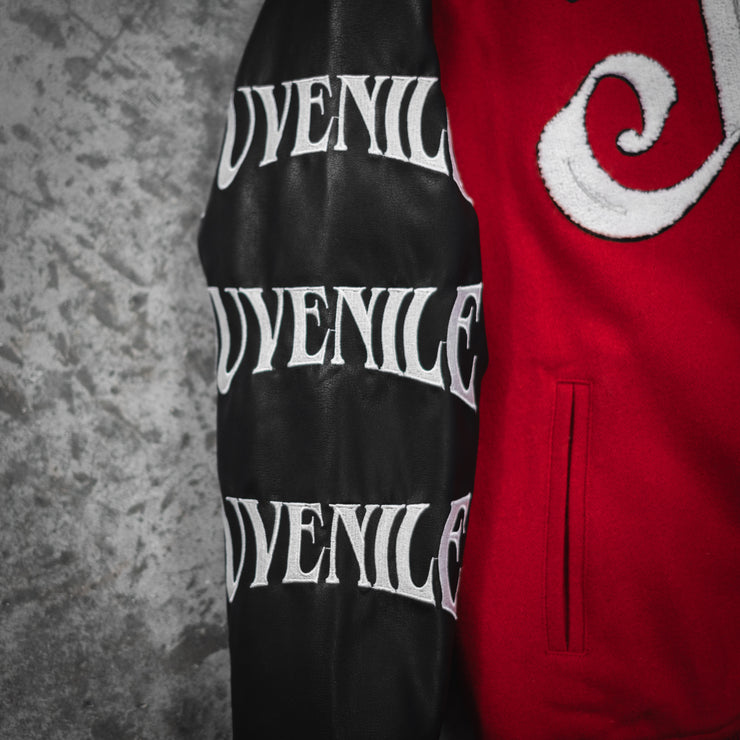 RED VARSITY JACKET