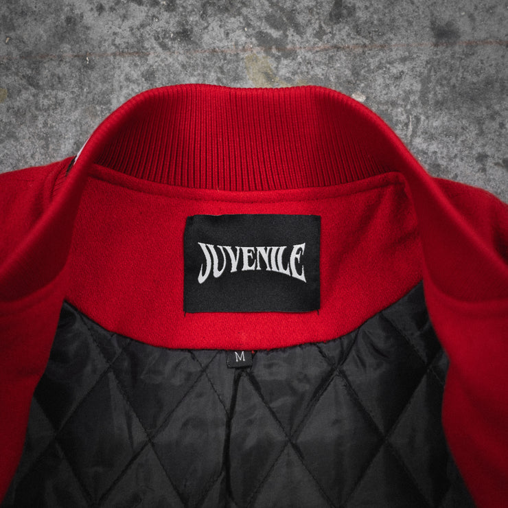 RED VARSITY JACKET