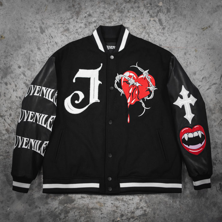 BLACK VARSITY JACKET