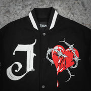 BLACK VARSITY JACKET