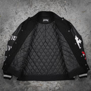 BLACK VARSITY JACKET