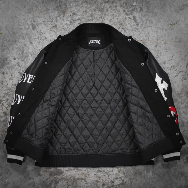 BLACK VARSITY JACKET
