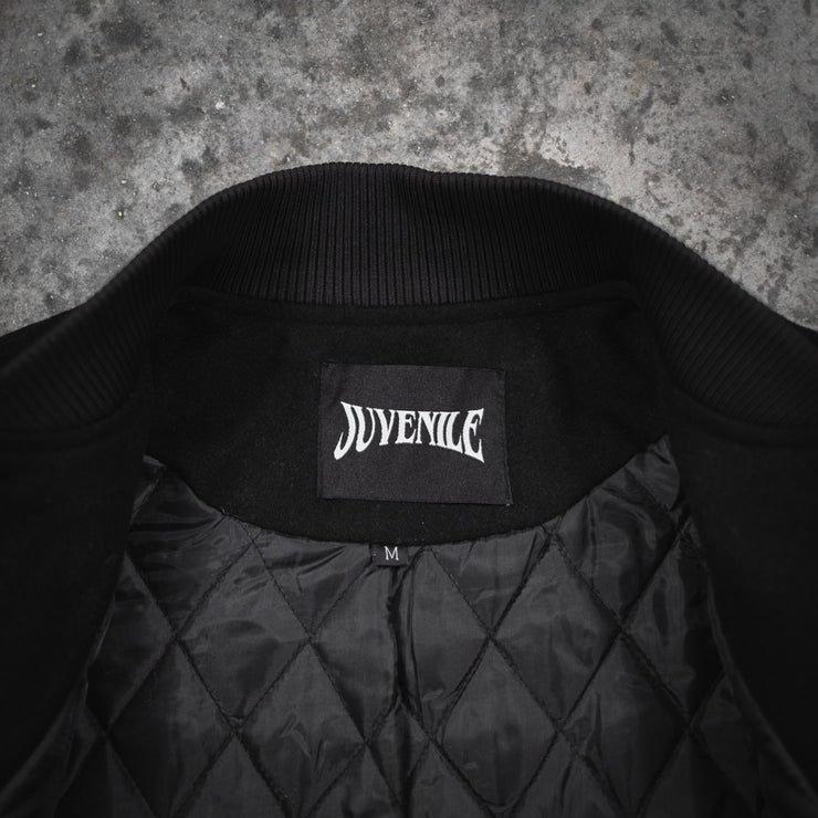 BLACK VARSITY JACKET