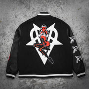 BLACK VARSITY JACKET