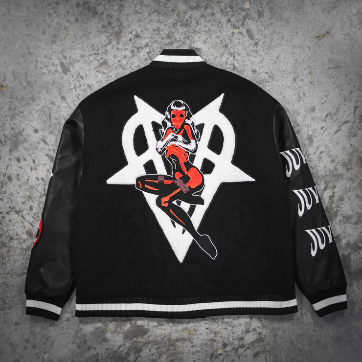 BLACK VARSITY JACKET