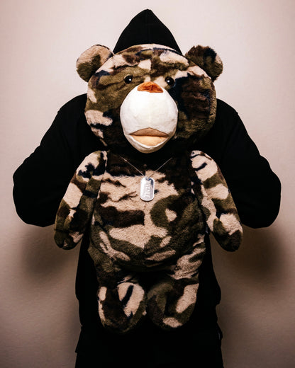 CAMO BEAR BACKPACK