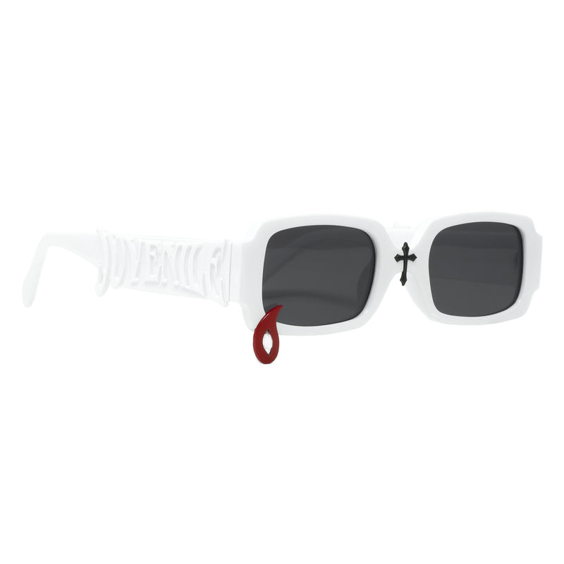 WHITE BLOOD DROP GLASSES
