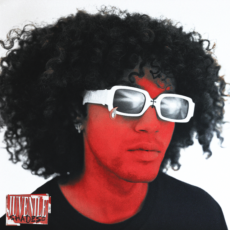 WHITE BLOOD DROP GLASSES